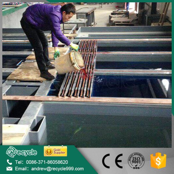 Recycle Designed Copper Electrorefining Plant Copper Cathode Production Line