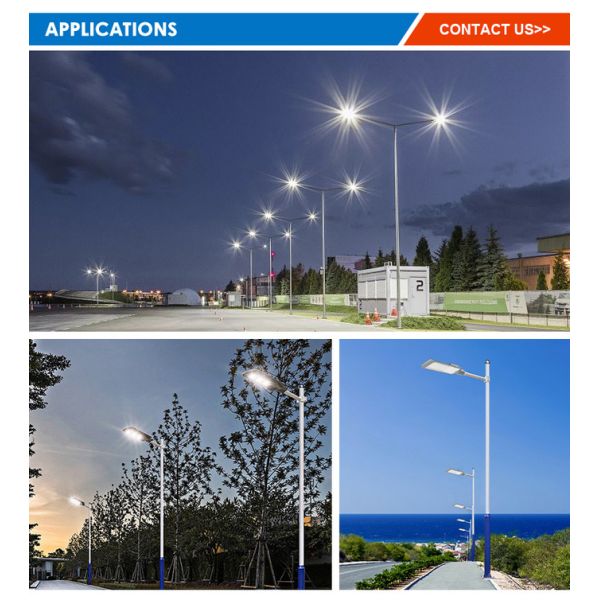 IP66 Наружные светодиодные уличные фонари SMD 3030/SMD 2835 Мощные уличные фонари