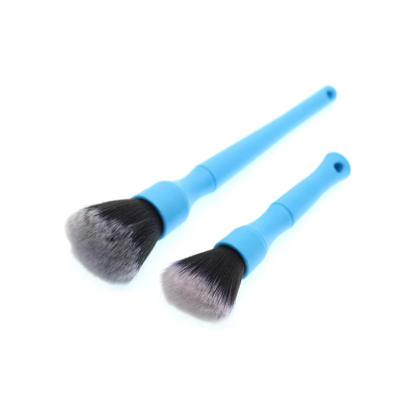 2pcs/set car wash brush super quality air vent cleaning car wash interior detailing brush soft car brush