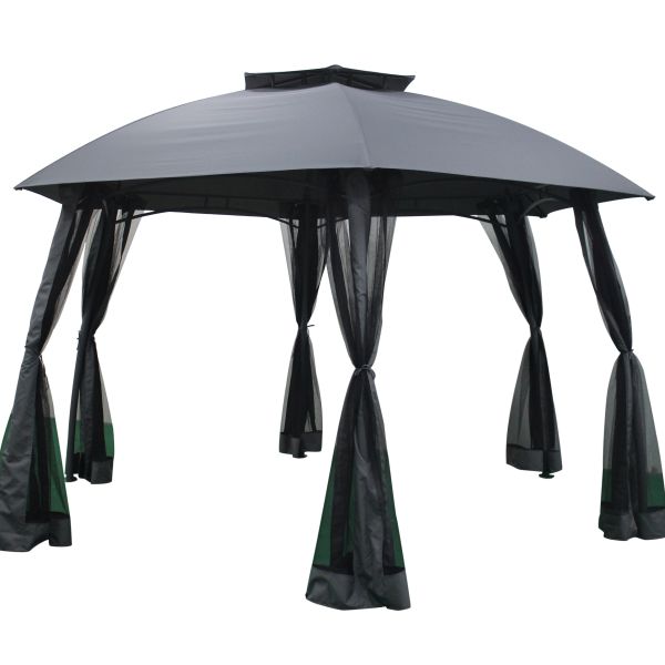 Transform Your Outdoor Space with a Customized and Functional Hexagonal Steel Gazebo