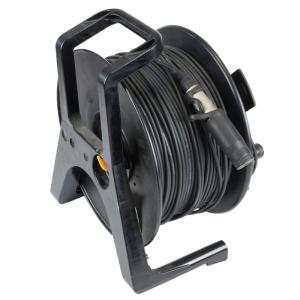 Black Tactical Fiber Optic Cable Assembly CE ROHS ISO Military Tactical Cable