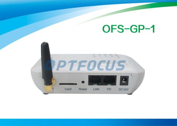 10 / 100 Base - T 1 Channel VOIP GSM Gateway 850MHz 1800MHz  with SIP / H.323