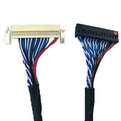 FIX 30P Connection Line 30cores LVDS Cable Assembly OEM ODM