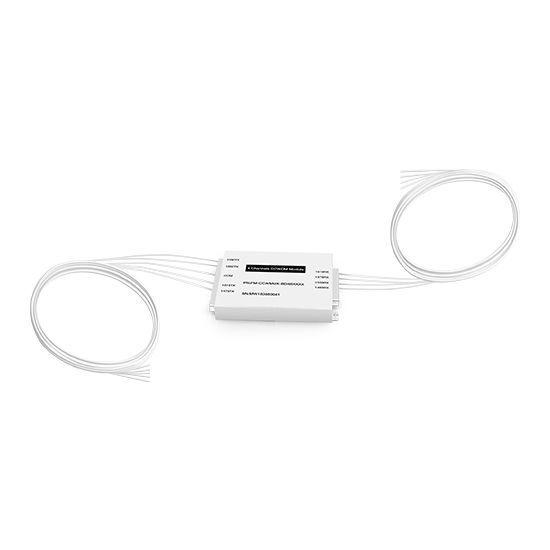 Passive CCWDM Single Fiber Wavlengths Mux Alumminum Box Moudle 4CH 8Wavlengths (TX: 1xx0/1xx0/1xx0/1xx0nm RX: 1xx0/1xx0/1xx0/1xx0nm)