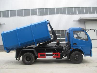Os caminhões da remoção 5cbm/4ton Waste de Dongfeng com tração hidráulica armam o recipiente do lixo