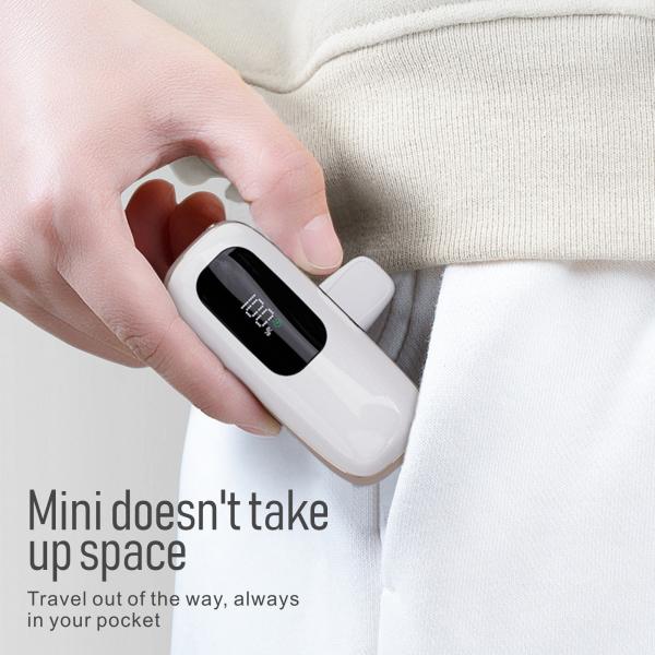 Mini carregador portátil 4500mAh Power Bank Bateria para iPhone Samsung