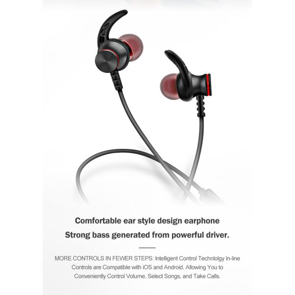 Metal Magnetic Tws Wireless Stereo Earphones 55mAH Multifunction design