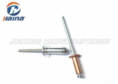 Zin Plated Aluminum / Steel Material Head Blind Rivets Nuts