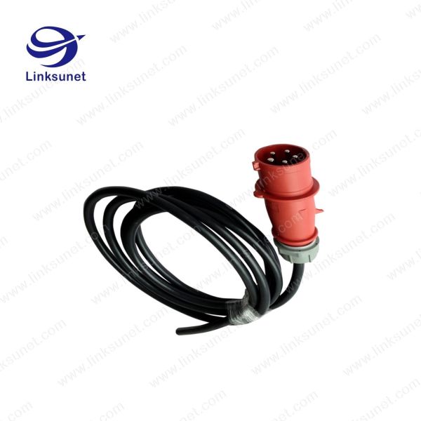 MENNEKES 3501 red or blue pa66 connector AND IGUS CABLE wire harness for Industrial robot