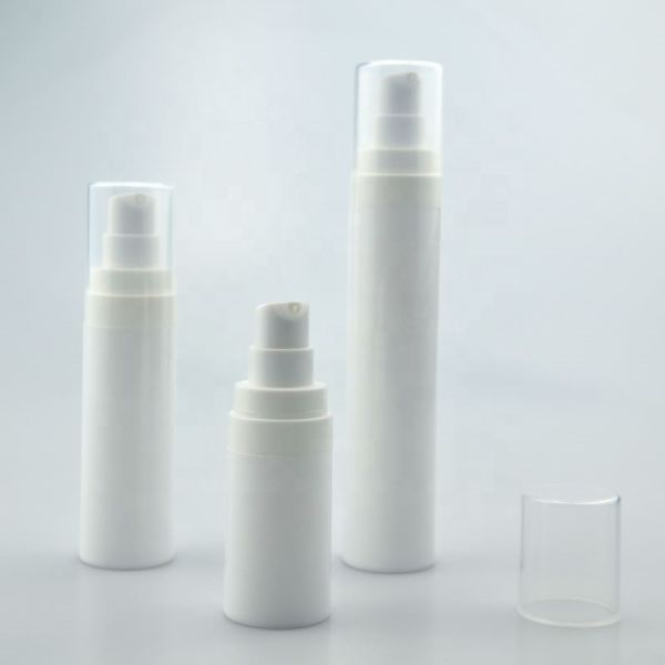 K1306 Plastic 1 Oz Airless Pump Bottle Multipurpose With Screw Cap