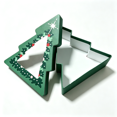 Christmas Paper Gift Box For Showcasing Holiday Products In Retail Displays And Events