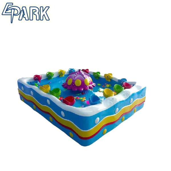 Coin Operated Big Fish Pond Fish Hunter Game Machine For Children