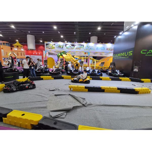 Safety 36V 600W Electrical Go Kart 1280*880*400mm Belt Drive Transmission