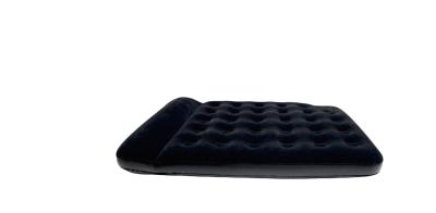 Cama portátil exterior/interna do colchão de acampamento inflável preto de luxe do lazer de ar