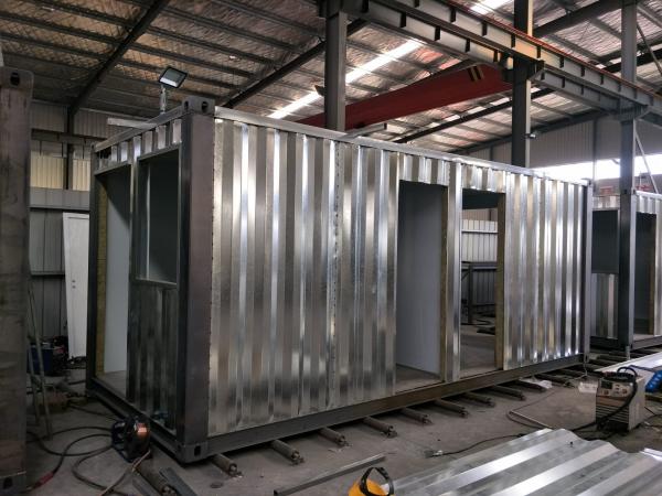 Modified 40 Feet Light Steel Prefab House For Mining Industry 30 Years Life Span