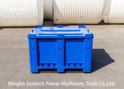 Stackable Heavy Duty Industry Use 20 EA Color Bule Bult Container Platic Storage Container Box