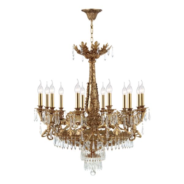 Antique copper crystal chandelier for Living room Bedroom (WH-PC-14)