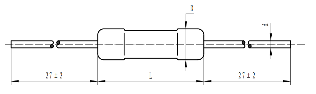 RXF11 Varnished Wirewound Resistor