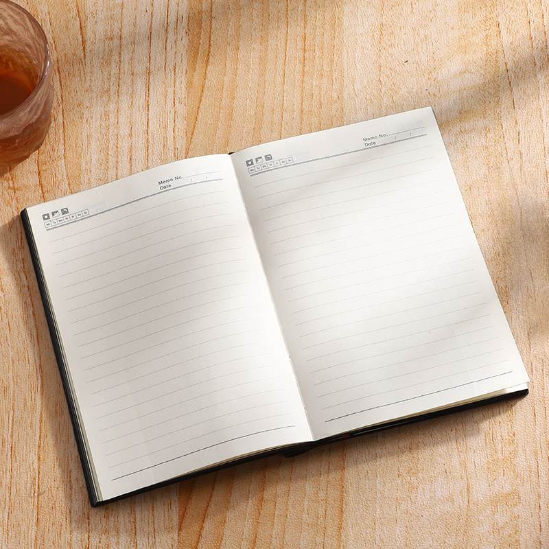 Brown Red Black Custom Leather Notebook Business Planner Gift Scratch Resistant