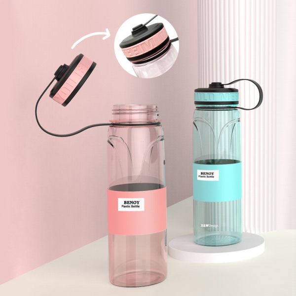 Tritan 1 Litre Gym Water Bottle 2l Water Bottle Bpa Free Wide Mouth