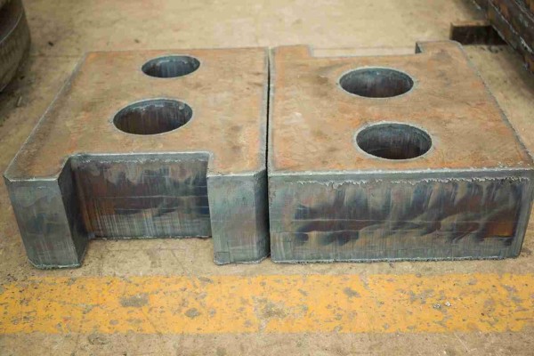 Bearing Seat Parts Laser Cut Steel Plate with Powder Coating and Polishing
