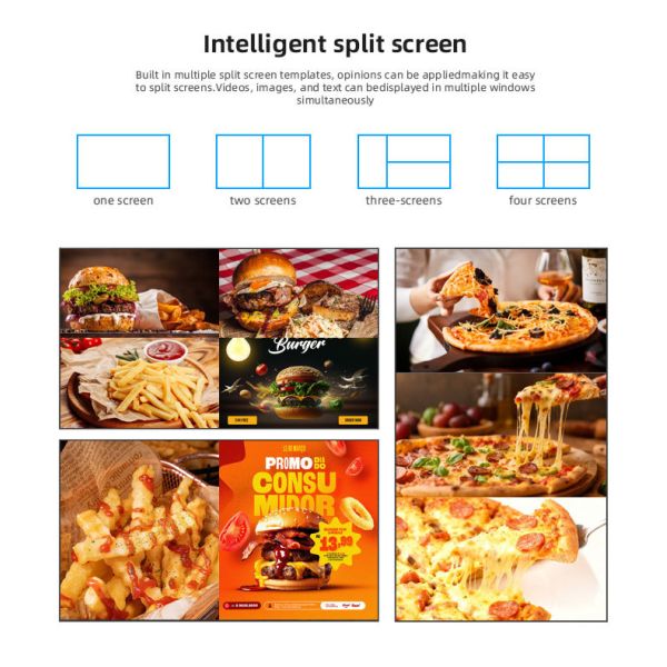 Single Sided High Brightness LCD Window Display 43″– 86″ 1500cd/m2