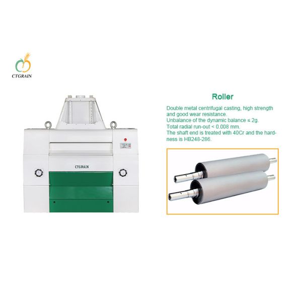 PLC Control Length 600mm Atta Roller Mill Machine