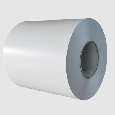 Alliage d'aluminium 1100 (épaisseur 0,6 mm, largeur personnalisable) bobine en aluminium recouverte de blanc pour les panneaux arrière du réfrigérateur