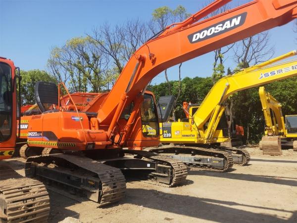                  Secondhand Crawler Excavator Doosan Dh220LC-7, Used Digger 220, 100% Original Used Construction Machine             