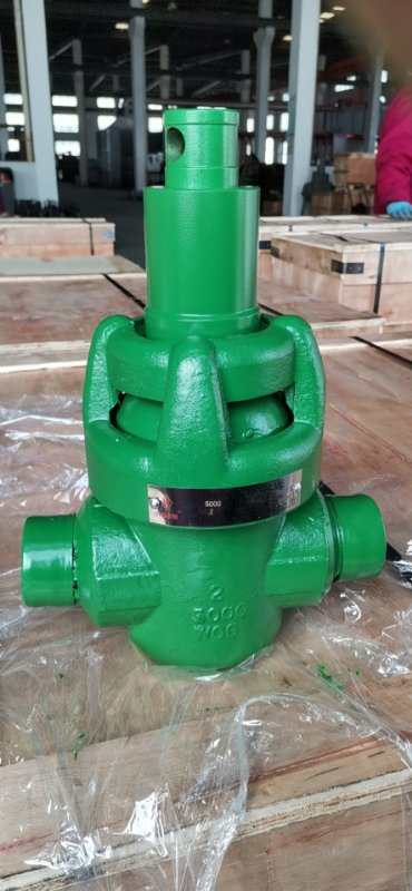 Полный порт 2 дюйма запорная заслонка грязи 5000 Psi со сваренным соединением