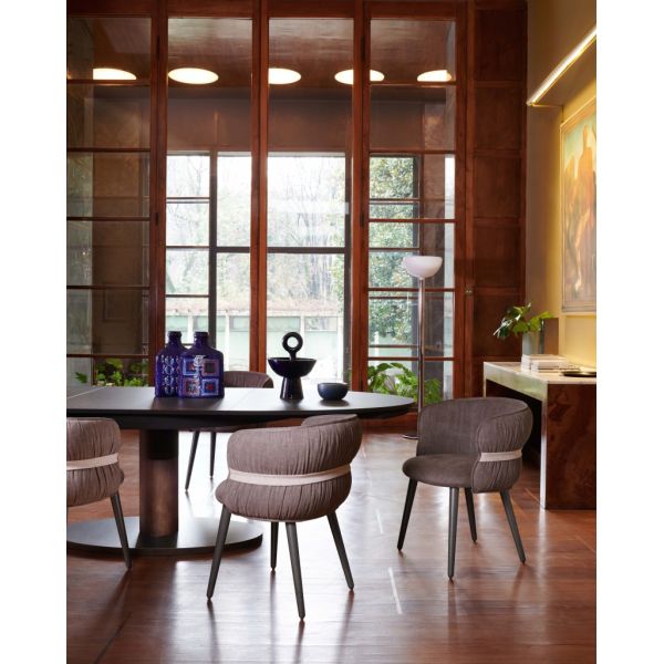 Merge Contemporary Coulisse Armchair / Classic Desig Leather Arm Chairs