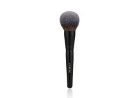 Cepillo redondeado flojo del polvo de la tez profesional de Vonira con Matte Wood Handle Copper Ferrule