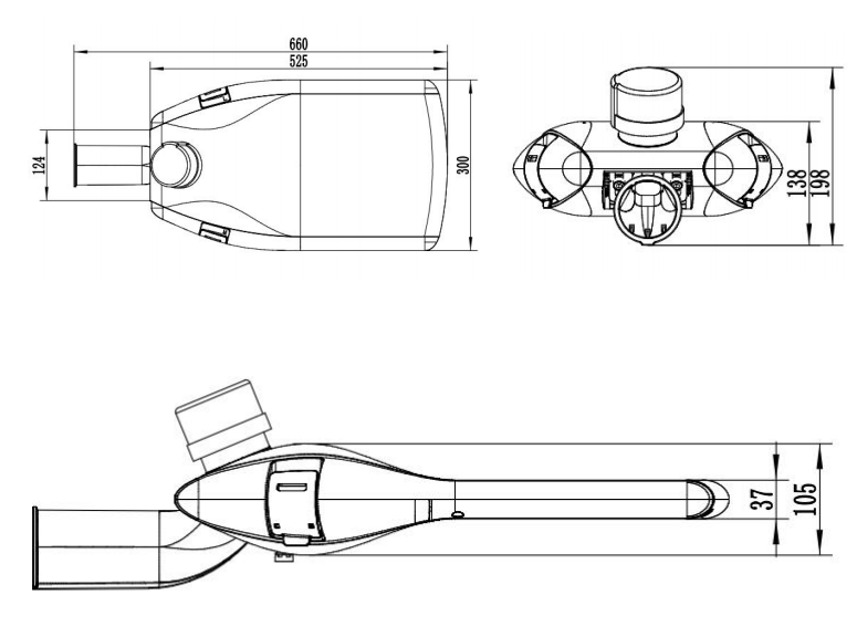 Дорожные фонари 6000K Датчик движения IP66 водонепроницаемый 200W Внешние светодиодные уличные фонари Внешнее освещение с корпусом из алюминиевого сплава