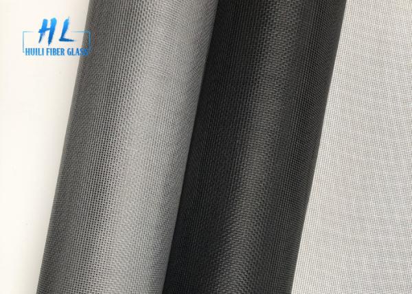 Fire Resistant PVC Coated Fiberglass Mosquito Mesh For Strong UV Protected Window Screen