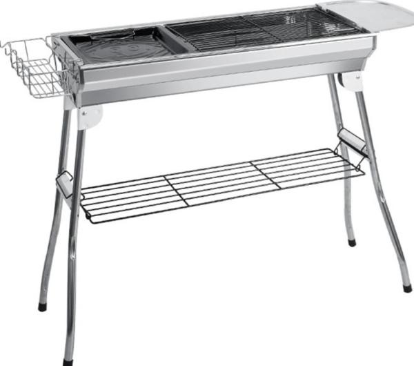 Thickened Large Stainless Steel Barbecue Outdoor Folding Barbecue BBQ Portable Barbecue