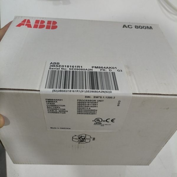 3BSE018161R1 PM864AK01 ABB Central Processor Unit For AC800M Module