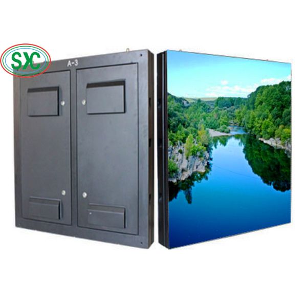 P10 Внешний полноцветный светодиодный литой алюминиевый экран водонепроницаемый корпус 8000 Cd / sqm