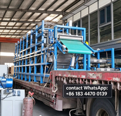 Customized Design Rubber Sheet Batch off Cooler with PLC Automatic Control and Horizontal Structure