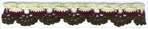 exquisite elastic stretch Crochet Lace trim handmade 7cm Cotton Lace