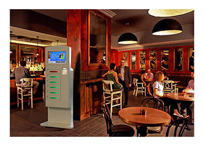 Обслуживание собственной личности зарядных станций сотового телефона экрана касания ВИФИ снабжая билетами для клуба ресторана кофе Адвокатуры казино