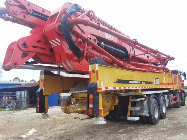 Truck Mounted Used Cement Pump 70m 56m 62m For Boom Pumping