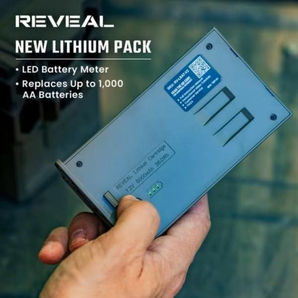 Replacement battery for Tactacam Reveal X Gen 2.0,XB,X Pro,X,SK TA-CT-XG2 TA-CT-SK TA-CT-BOV1 TA-CT-XP2 Hunting Cellular Trail Camera