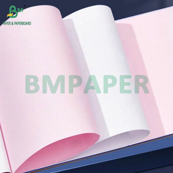 60gsm CB White CFB CF Blue Yellow Carbonless Paper Extended Sheets 70x100cm