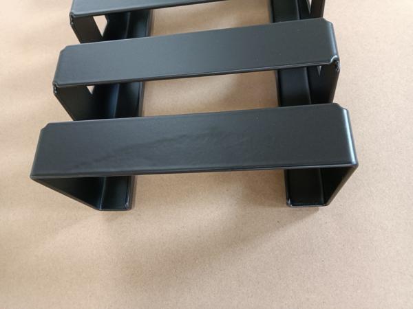 Matt Black Tile Display Stand Quartz Samples Countertop Stand Hold 2cm