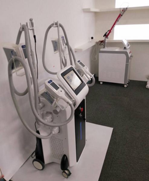 CE approved professional clinic use 4 sizes cryo handles working together cryolipolysis apparatus
