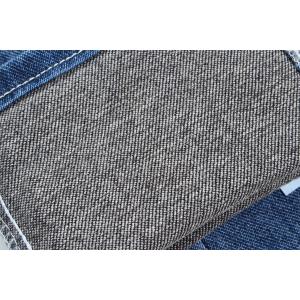 11 Oz spéciaux tissage faux tissu en dentelle tricoté AB Design de fil spéciaux arrière pour homme Jeans Inde Marché Bangladesh