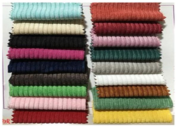Plain 100% Cotton Fine Wale Corduroy Fabric For Male Dress 16*16 Yran Count