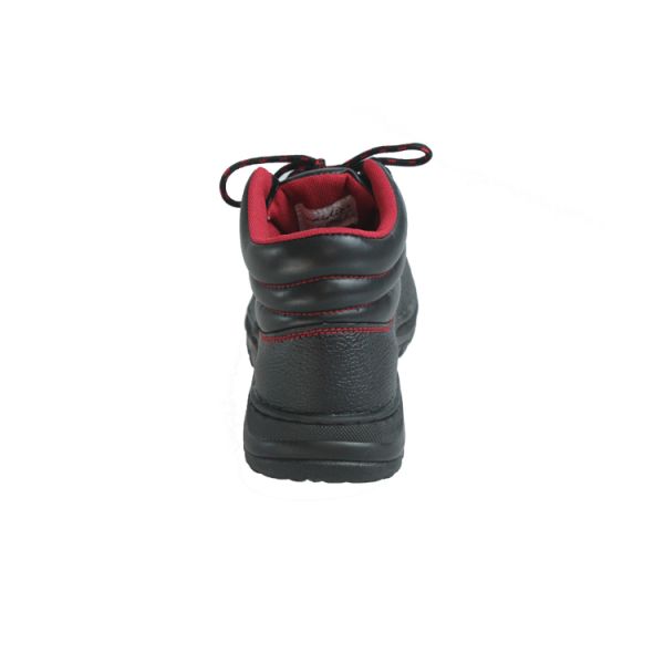 PU Outsole Material Anti Puncture Anti Smash Safety Shoes For Warehouse Workers Red Men Work Boots