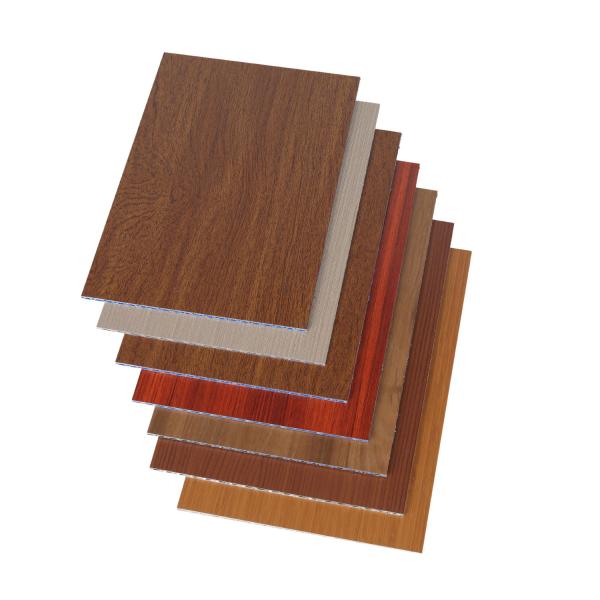 Heat Insulation Aluminum-Wooden-Composite-Panel Width Range 1000mm-2000mm