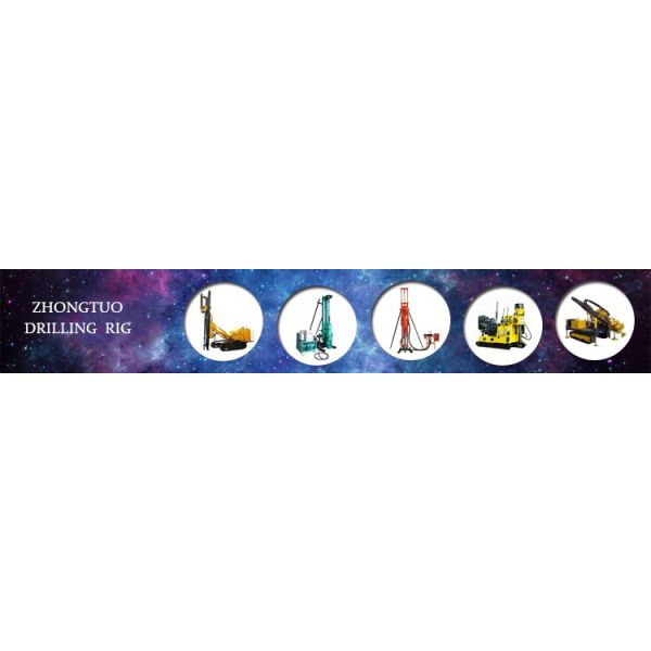 380V Hydraulic Crawler Drill Rig Rock Drilling Rig Machine For Building Road Bridge